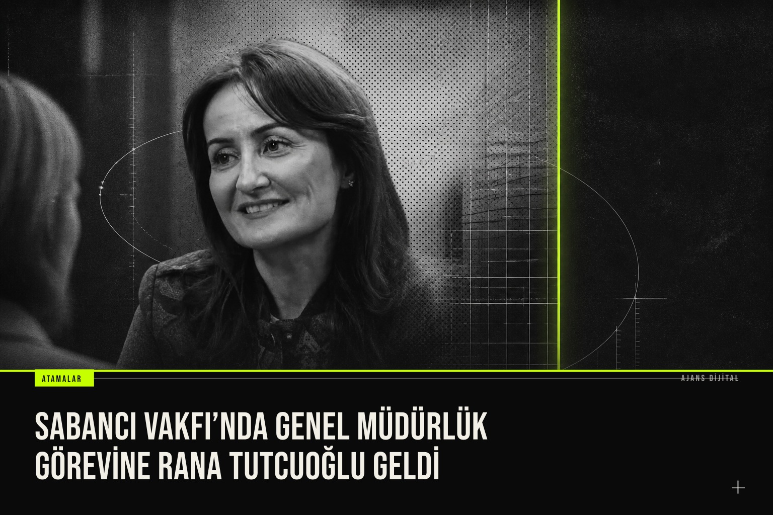 Sabancı Vakfı'nın yeni genel müdürü Rana Tutcuoğlu'nun resmi portre çekimi, 14 Eylül 2026'da göreve başlayacak.