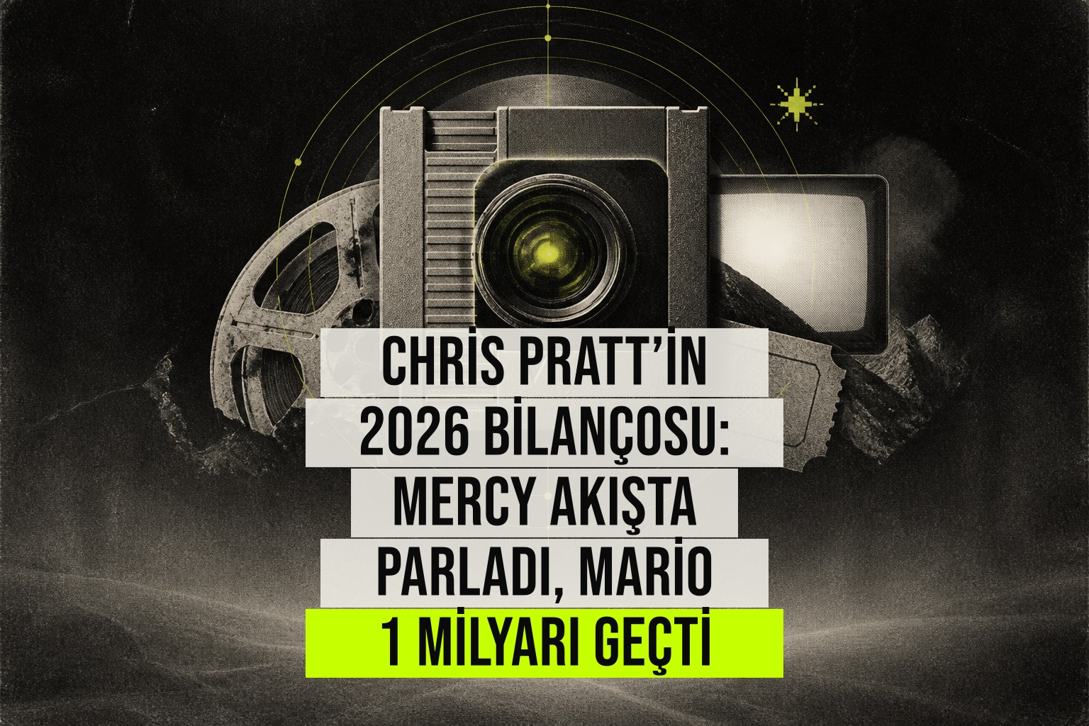 Chris Pratt'in Mercy sinemada beklentileri karşılamadı ama Prime Video'da yılın en çok izlenenleri oldu; Super Mario filmi 1 milyar doları geçti.