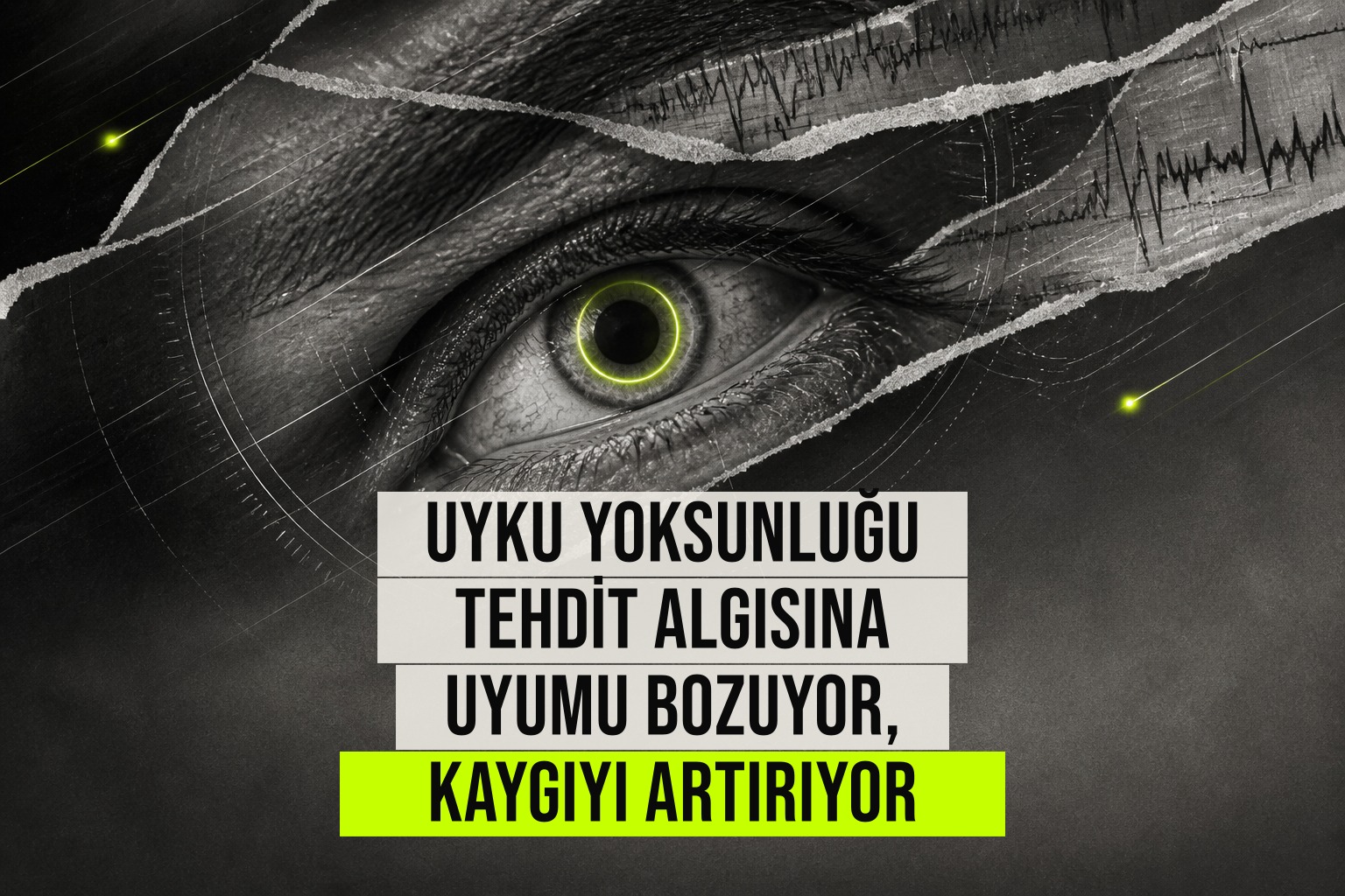 Uyku yoksunluğu tehdit algısını bozuyor: sanal gerçeklik deneyinde uykusuz gençlerin stres tepkisi ve kalp atımı değişkenliği ölçüldü.