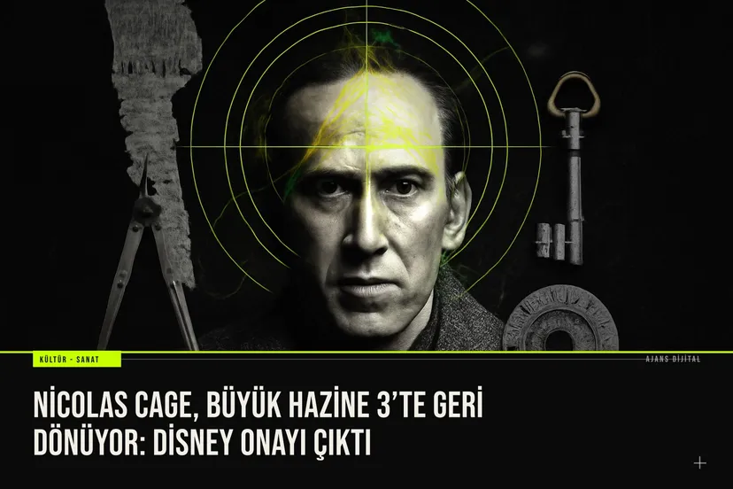 Nicolas Cage, Disney onayıyla Büyük Hazine 3 filmi için tekrar hazine avına çıkıyor ve yeni maceraya atılıyor.