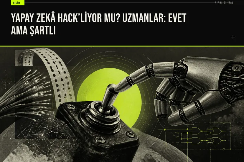 Yapay zeka modellerinin siber saldırı zincirlerini otomatikleştirme yeteneğini gösteren kod ekranları ve güvenlik uzmanları grafikleri