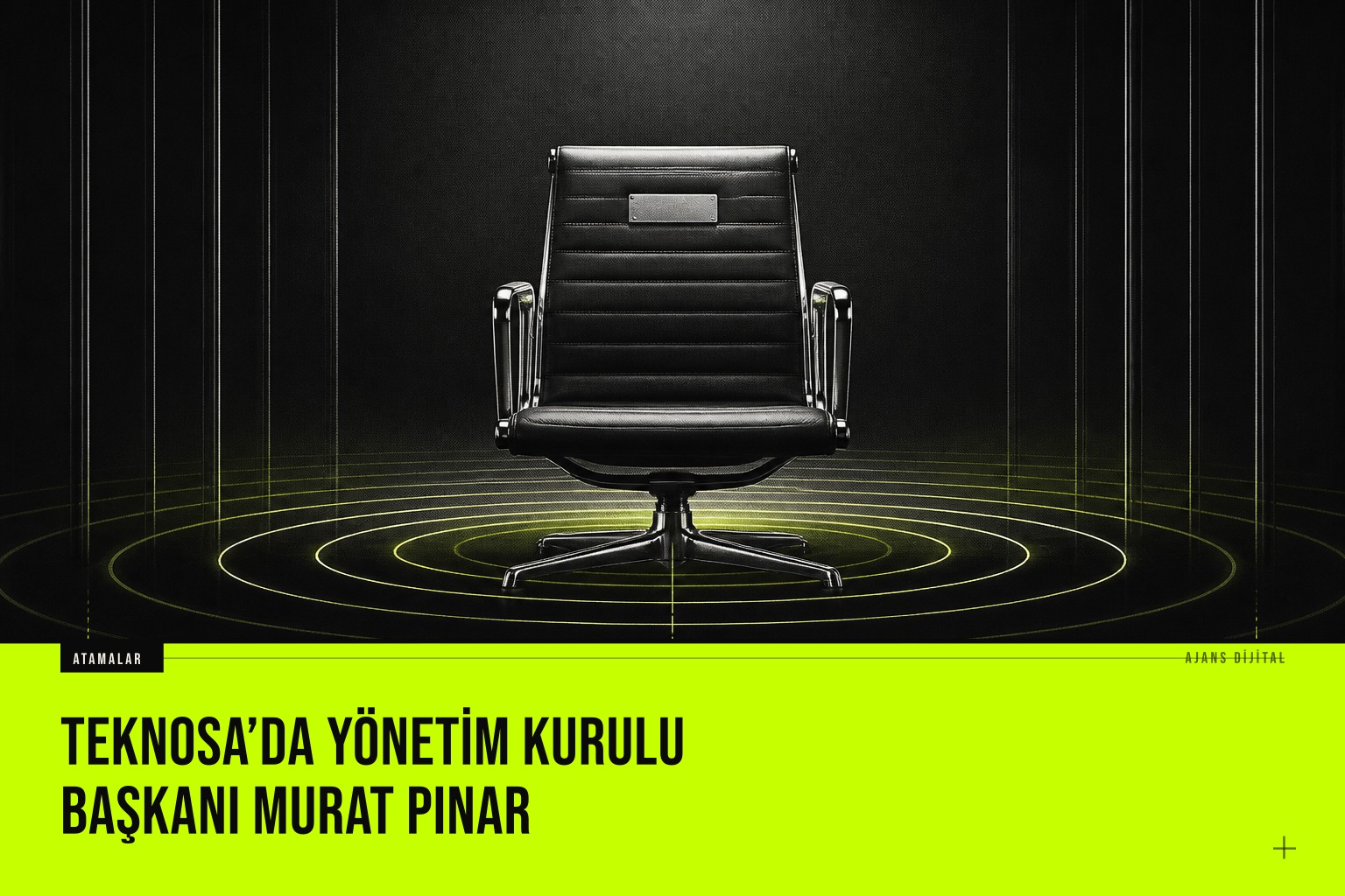 Murat Pınar'ın Teknosa Yönetim Kurulu Başkanı olarak 1 Eylül'de göreve başlayacağını gösteren kurumsal portre karesi.