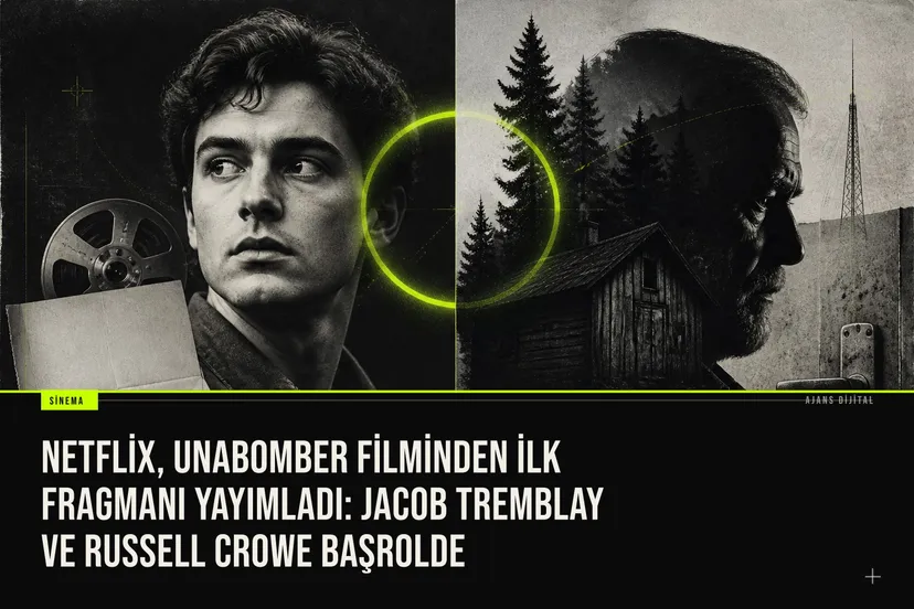 Netflix'in yeni Unabomber filmi için ilk fragmanda Jacob Tremblay ve Russell Crowe birlikte yer alıyor, 25 Eylül 2026'da yayınlanacak.