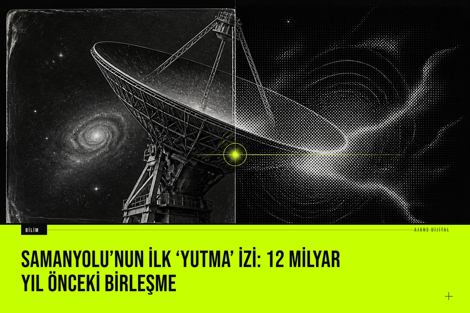 Samanyolu merkezinde 12 milyar yıl önce yutulan cüce galaksinin bıraktığı yapısal iz, astronomlar tarafından keşfedildi.