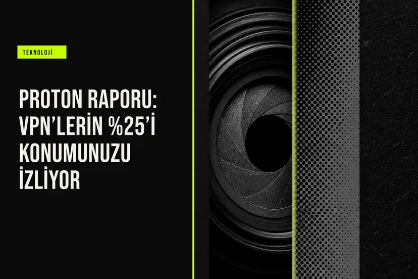 Proton raporuna göre ABD mağazasındaki 64 VPN uygulamasının Çin kökenli olduğu ve bunların %25'inin kullanıcı konum verilerini izlediği gösteren bir infografik
