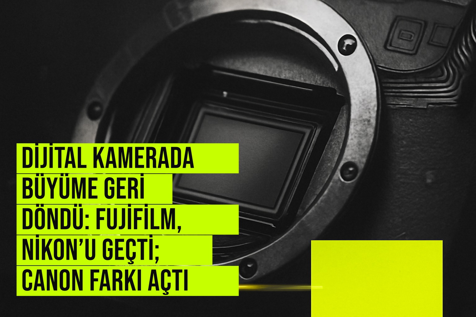 2025 yılında dijital kamera sevkiyatları arttı, Canon pazar liderliğini güçlendirirken Fujifilm satışlarda Nikon'u geride bırakarak üçüncü sıraya yükseldi.
