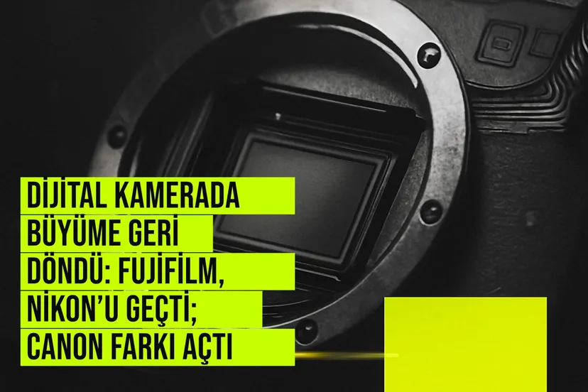 2025 yılında dijital kamera sevkiyatları arttı, Canon pazar liderliğini güçlendirirken Fujifilm satışlarda Nikon'u geride bırakarak üçüncü sıraya yükseldi.