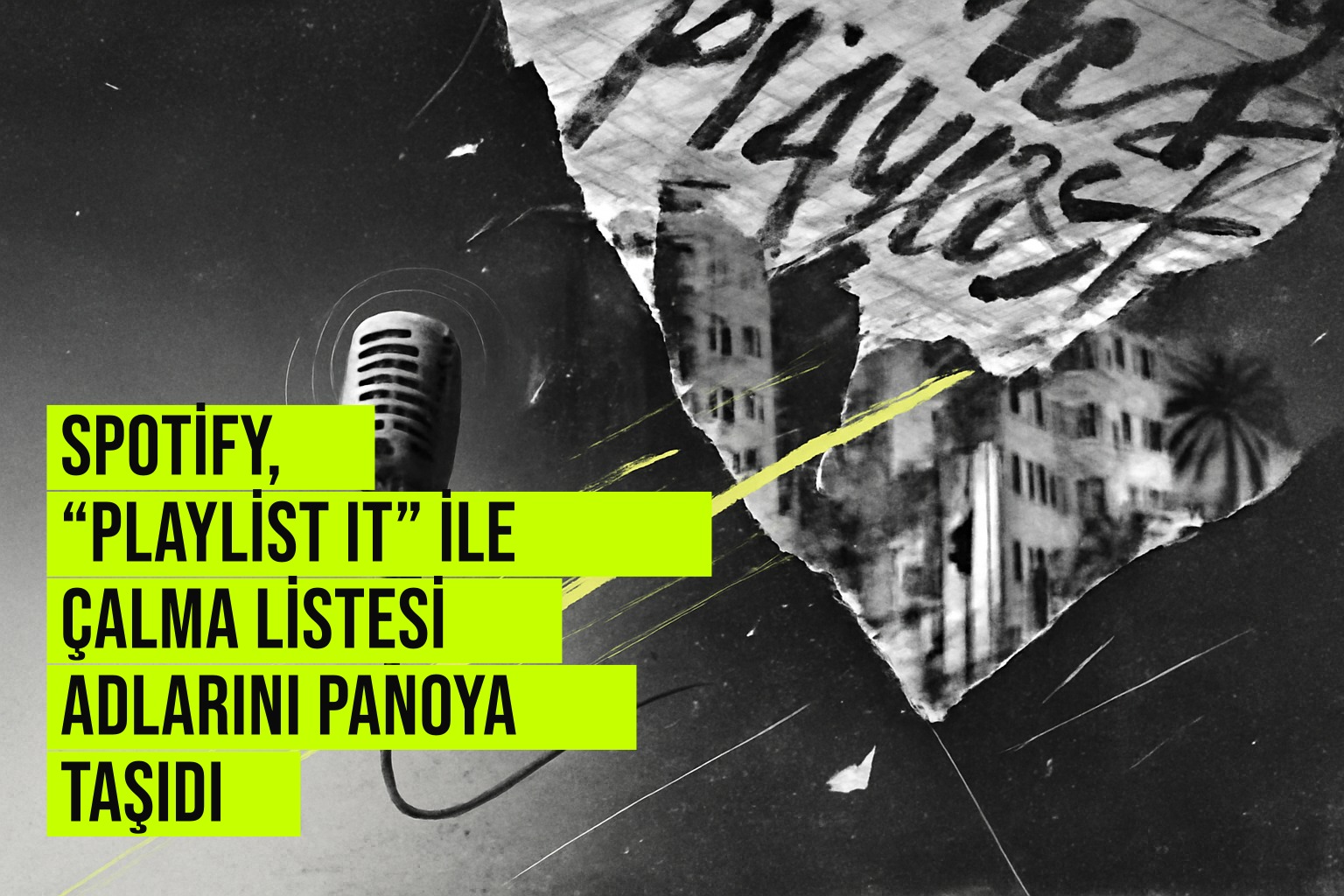 Spotify’nın Playlist It kampanyası kullanıcı çalma listesi başlıklarını New York, Miami ve Los Angeles billboardlarında gösteriyor.