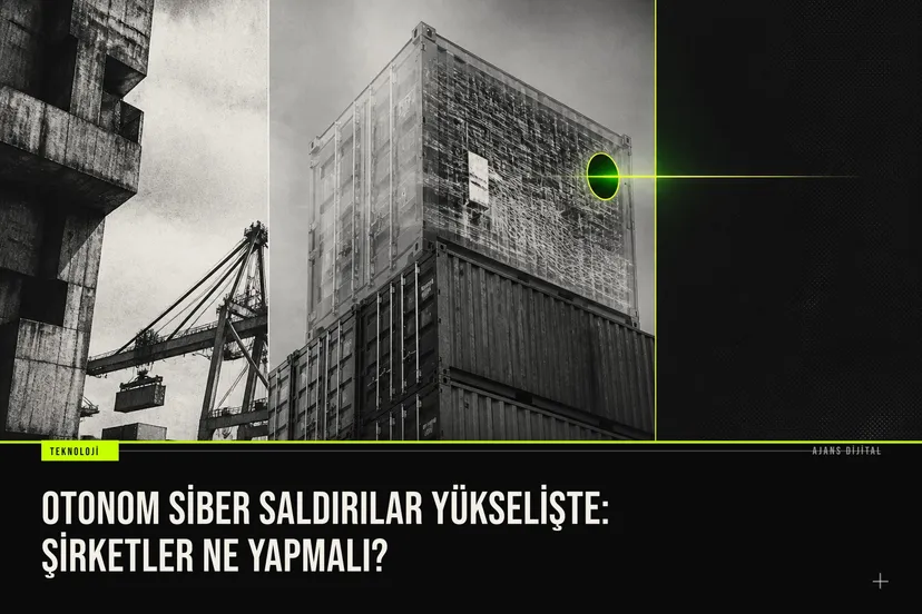 Yapay zekâ algoritmalarının kod satırları arasında otonom siber saldırı vektörlerini keşfettiğini ve hedef sistemlere sızma hazırlıklarını gösteren dijital bir güvenlik panosu.