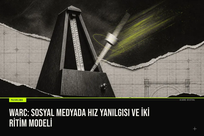 WARC raporu sosyal medyada hız yanılgısını ortaya koyarken büyüme için iki ritim modelinin gerekliliğini vurguluyor.