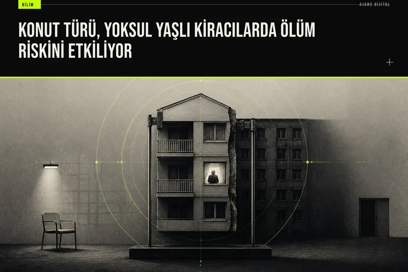ABD’de yaşlı kiracıların konut türüne göre ölüm riskini inceleyen çalışmayı anlatan sağlık temalı haber kapağı