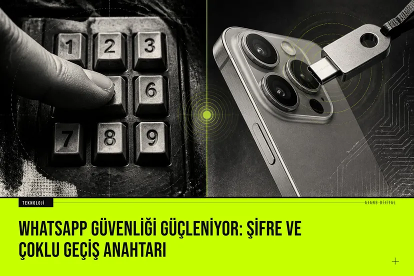 WhatsApp iki adımlı doğrulamada PIN yerine şifre ve birden fazla geçiş anahtarı desteği getirerek hesap güvenliğini artırıyor.