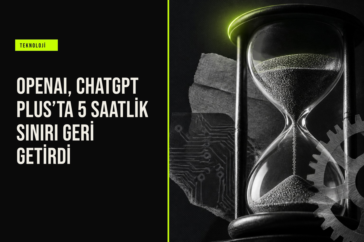 OpenAI ChatGPT Plus aboneleri için Codex ve Work araçlarında 5 saatlik kullanım sınırını 25 Ağustos'ta yeniden başlattı.