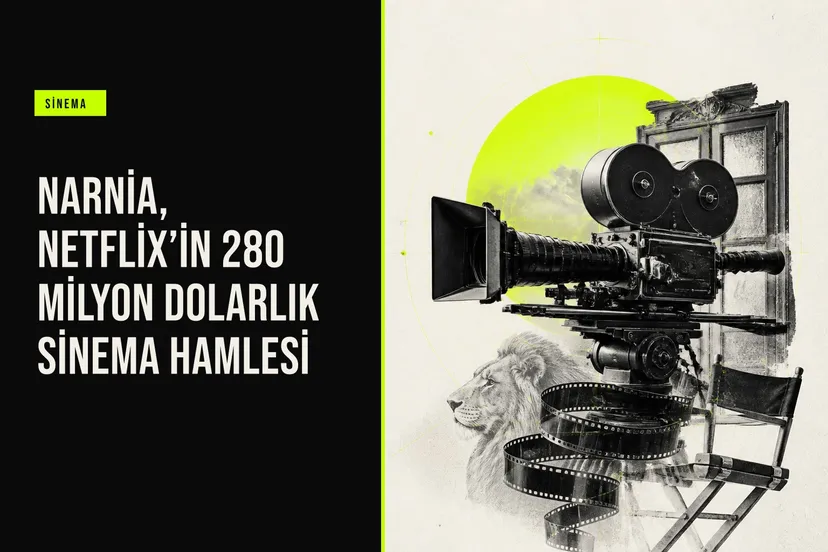 Greta Gerwig'in yönettiği ve Netflix'in 280 milyon dolarlık bütçeyle hazırladığı Narnia filmi için sinema afişi ve yapım detayları.