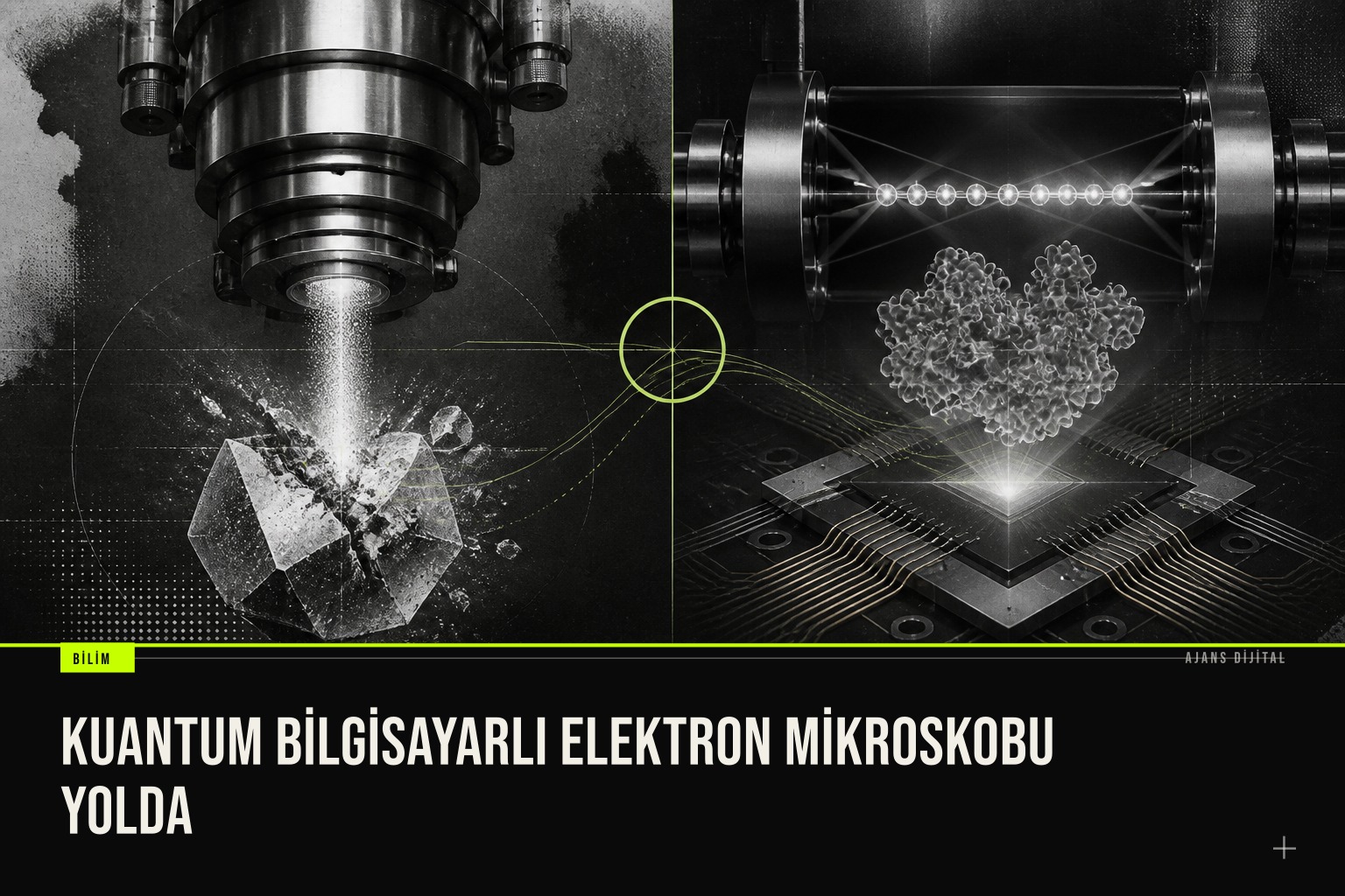 Avusturya'da geliştirilen kuantum mikroskop prototipi, tuzaklı iyonlarla elektron demetini birleştirerek hassas örnekleri daha az elektronla netleştiriyor.