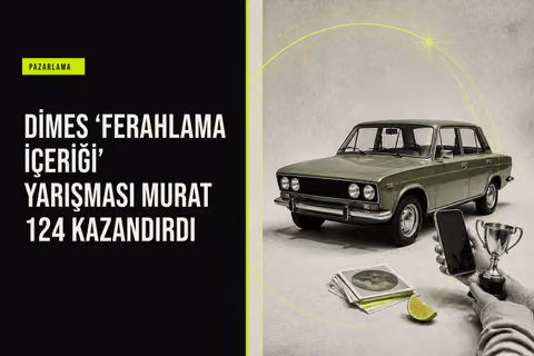 DİMES COOL Mix Ferahlama İçeriği kazananı Duygu Kaya, 1976 model yeşil Murat 124 anahtarlarını alırken mutlu bir an yaşıyor.