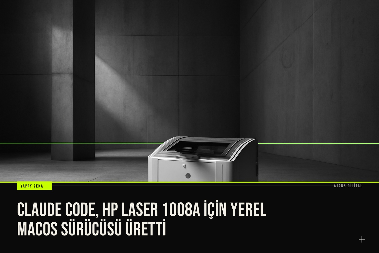 Hindistanlı geliştirici Kuber Mehta, Claude Code yapay zeka aracını kullanarak HP Laser 1008a yazıcısı için macOS uyumlu yerel sürücü kodunu yazdı.