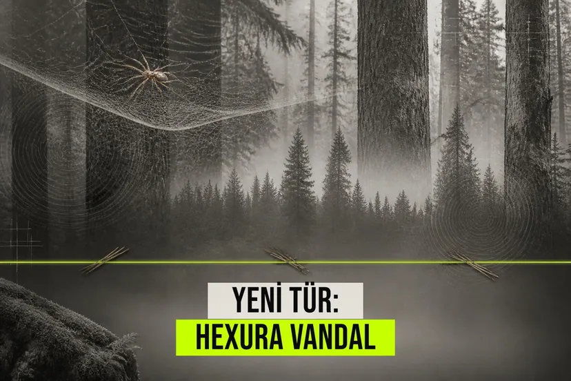 Idaho Üniversitesi araştırmacıları tarafından Kooskia yakınlarında keşfedilen yeni huni ağ örümceği türü Hexura vandal örneği
