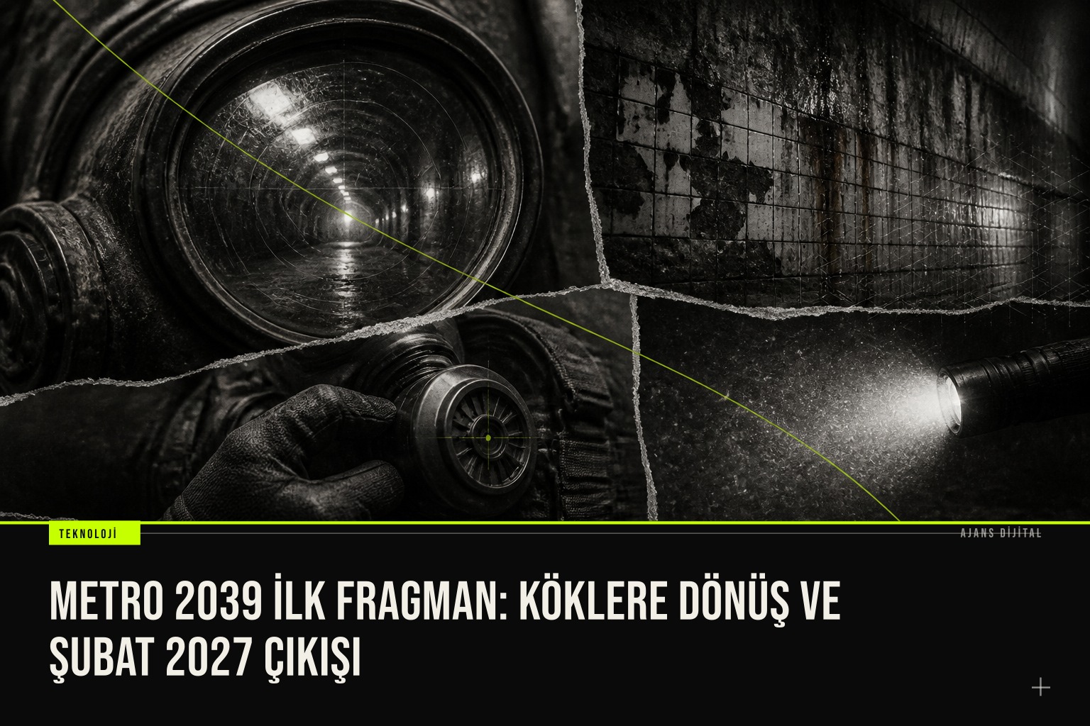 Metro 2039 için paylaşılan ilk fragmanda, serinin köklerine dönen karanlık ve dar tünel atmosferi öne çıkıyor.