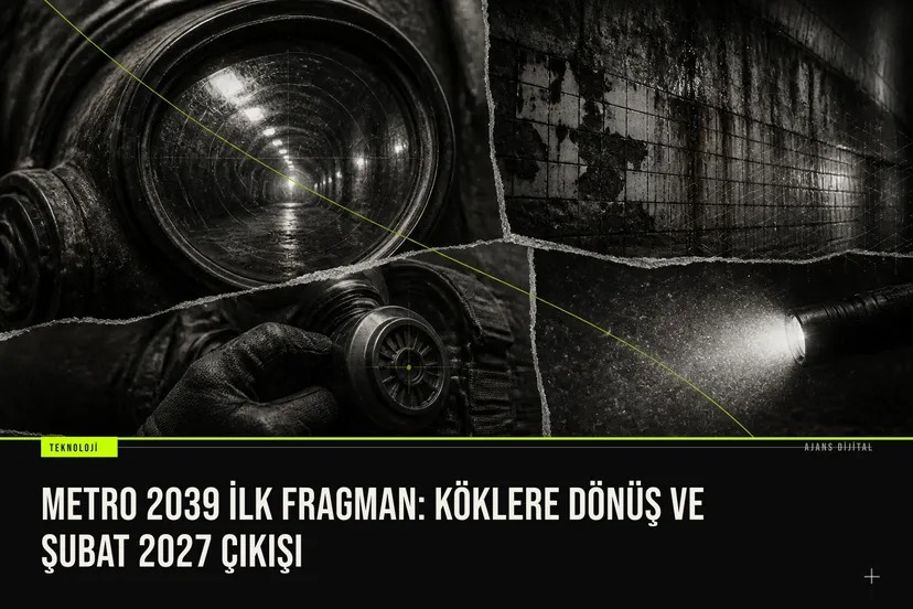 Metro 2039 için paylaşılan ilk fragmanda, serinin köklerine dönen karanlık ve dar tünel atmosferi öne çıkıyor.