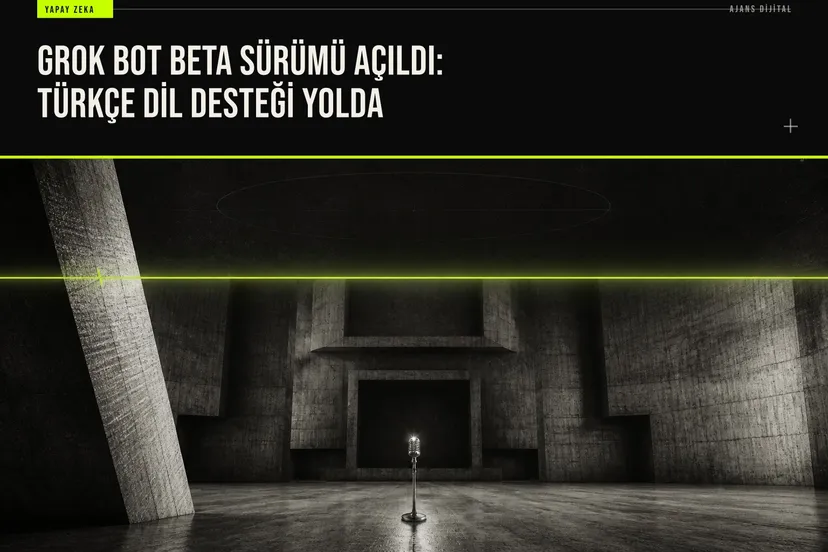 Grok yapay zeka asistanının beta sürümü masaüstü ve iOS platformlarında abonelere sunulurken Türkçe dil desteği ve Android uygulaması için çalışmalar sürüyor.