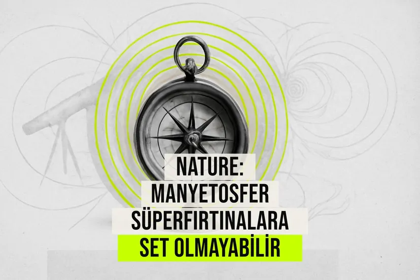 Dünya manyetosferinin şiddetli güneş fırtınası sırasında manyetik alan hatları ve uydu ölçümleriyle simüle edilen yapısı