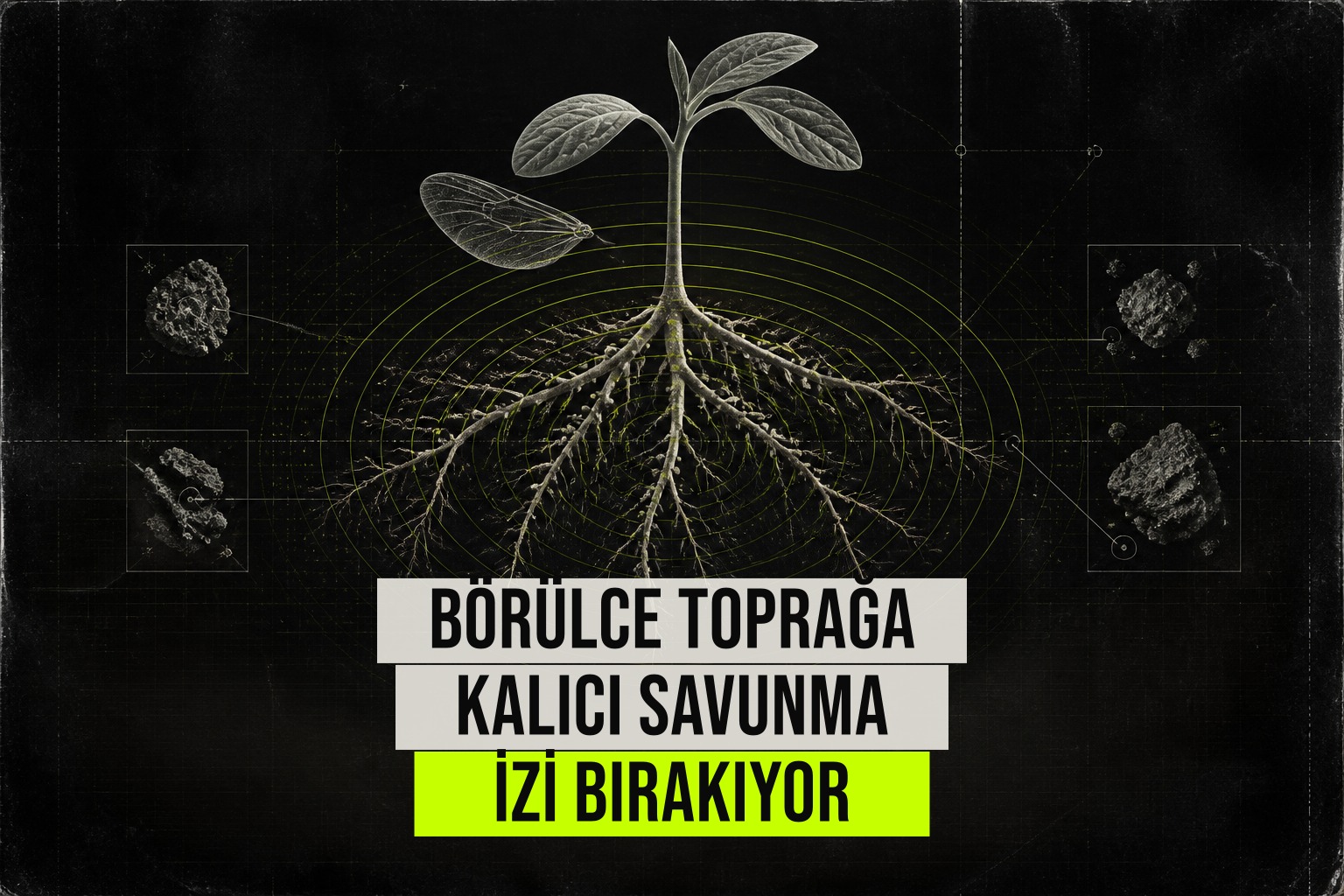 Böcek saldırısına uğrayan börülce bitkisinin kök salgıları toprağı değiştiriyor ve sonraki nesilde yaban arılarını çekiyor.