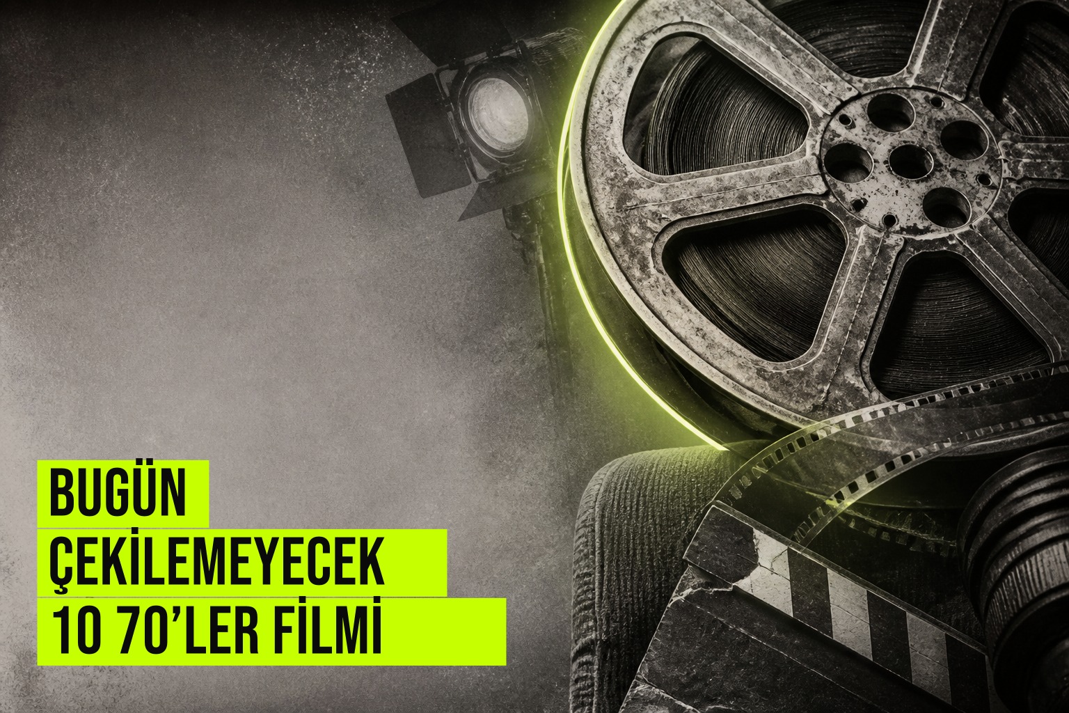 1970'lerin ikonik ve tartışmalı 10 filmi, bugünkü üretim standartları ve toplumsal hassasiyetler göz önüne alındığında neden çekilemeyeceğini açıklayan bir liste görseli.