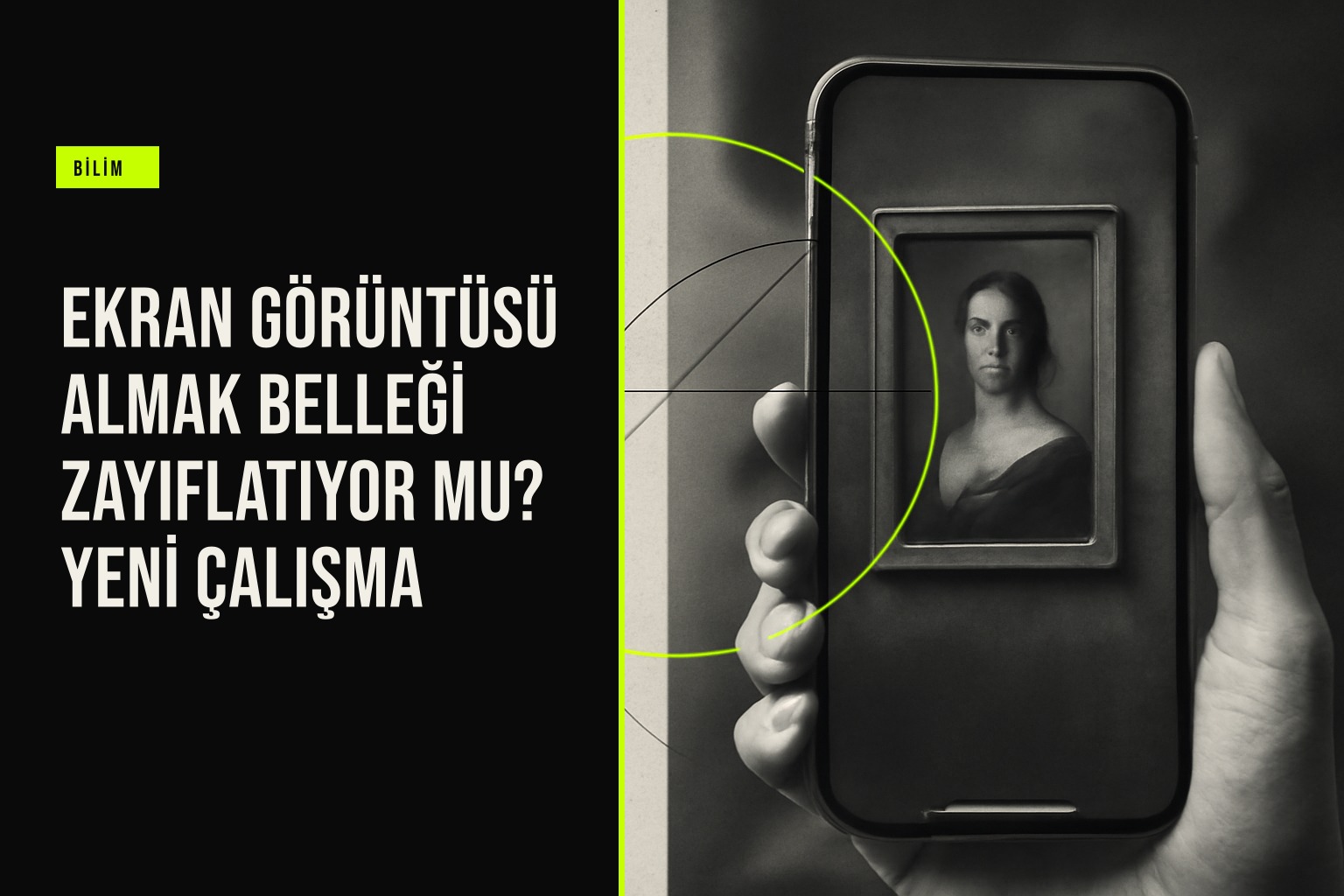 Bir kişi telefonundan ekran görüntüsü alırken, sadece izlemeye kıyasla hatırlamanın zayıfladığını ortaya koyan yeni bir araştırma.