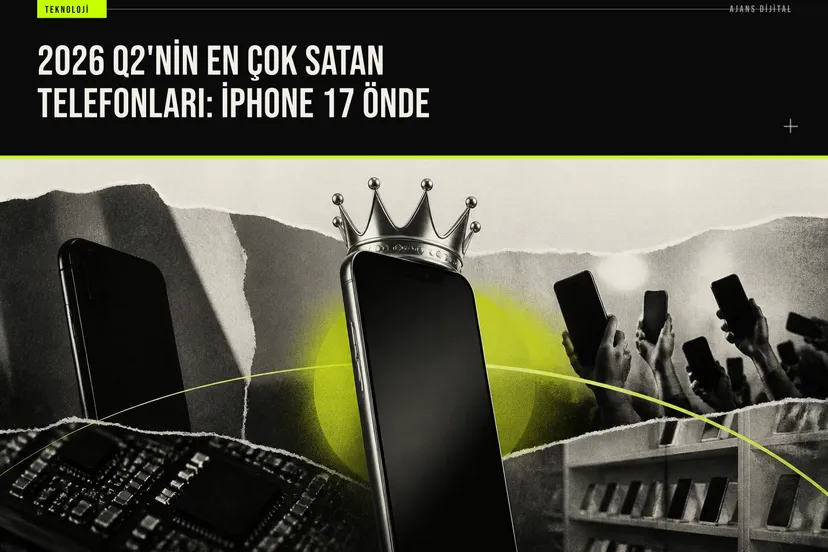 Counterpoint Research verilerine göre 2026 yılı ikinci çeyreğinde dünya genelinde en çok satan akıllı telefon listesinde iPhone 17 birinci sırada yer alıyor.