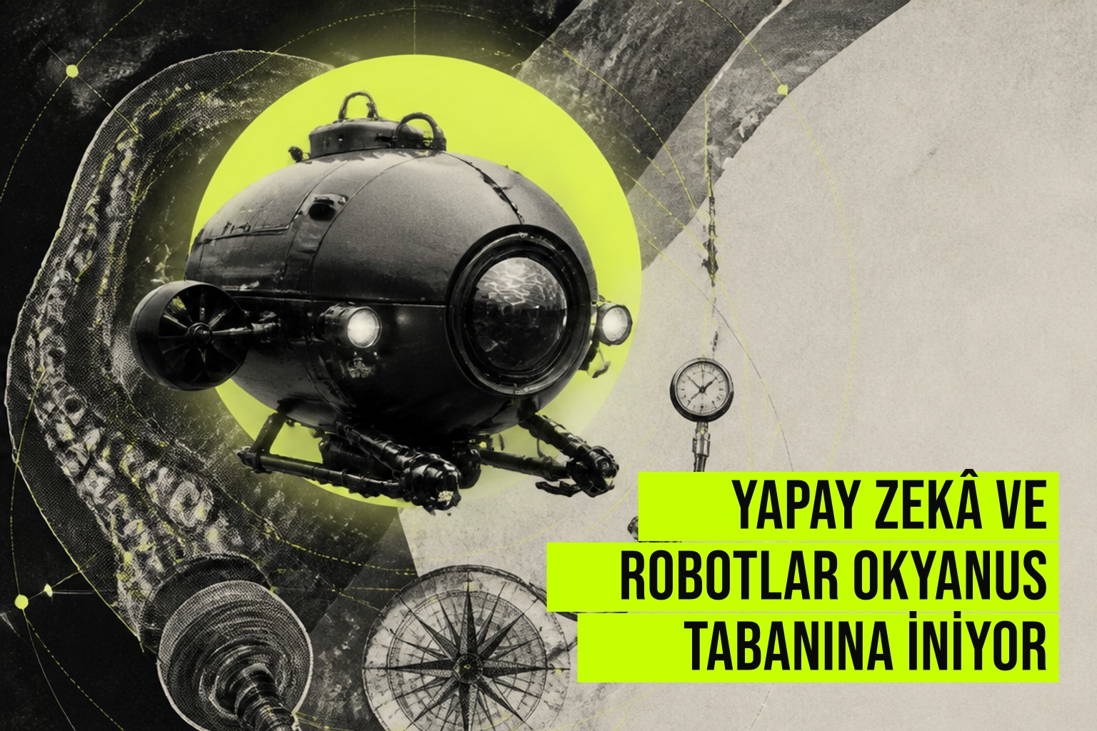 Fransız denizcilik ajansı Ifremer'in derin deniz keşfi için geliştirdiği Deep-6000 robotu okyanus tabanında bilimsel veri topluyor.