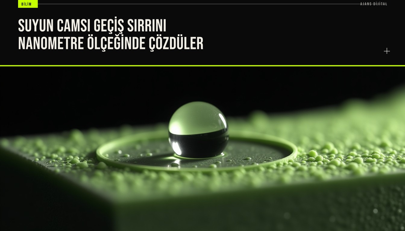 Suyun camsı geçiş sırrını nanometre ölçeğinde çözdüler haberi için üretilen kapak görseli