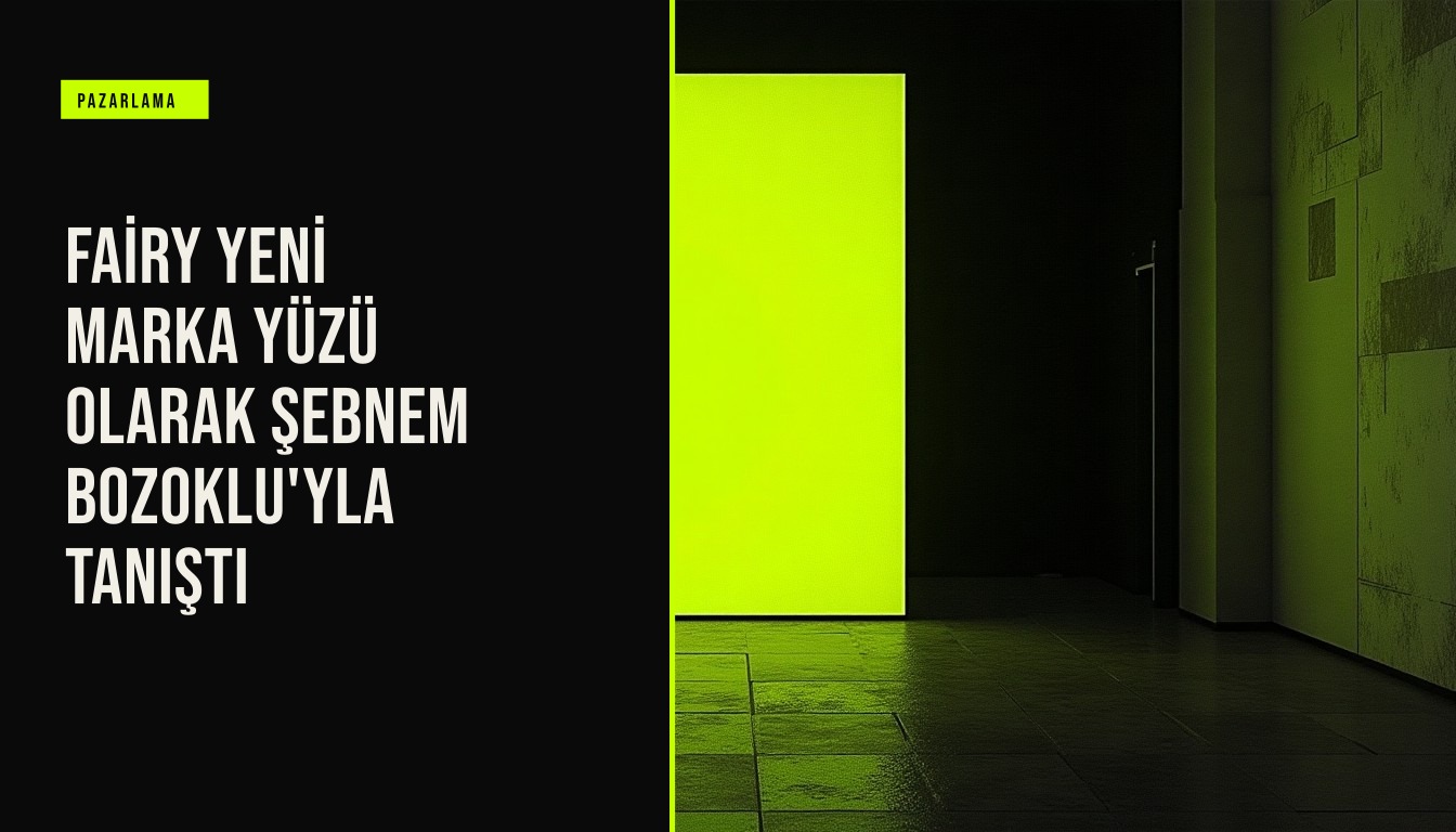 Fairy markasının yeni yüzü oyuncu Şebnem Bozoklu, bulaşık deterjanı kampanyasında ürünlerle birlikte poz veriyor