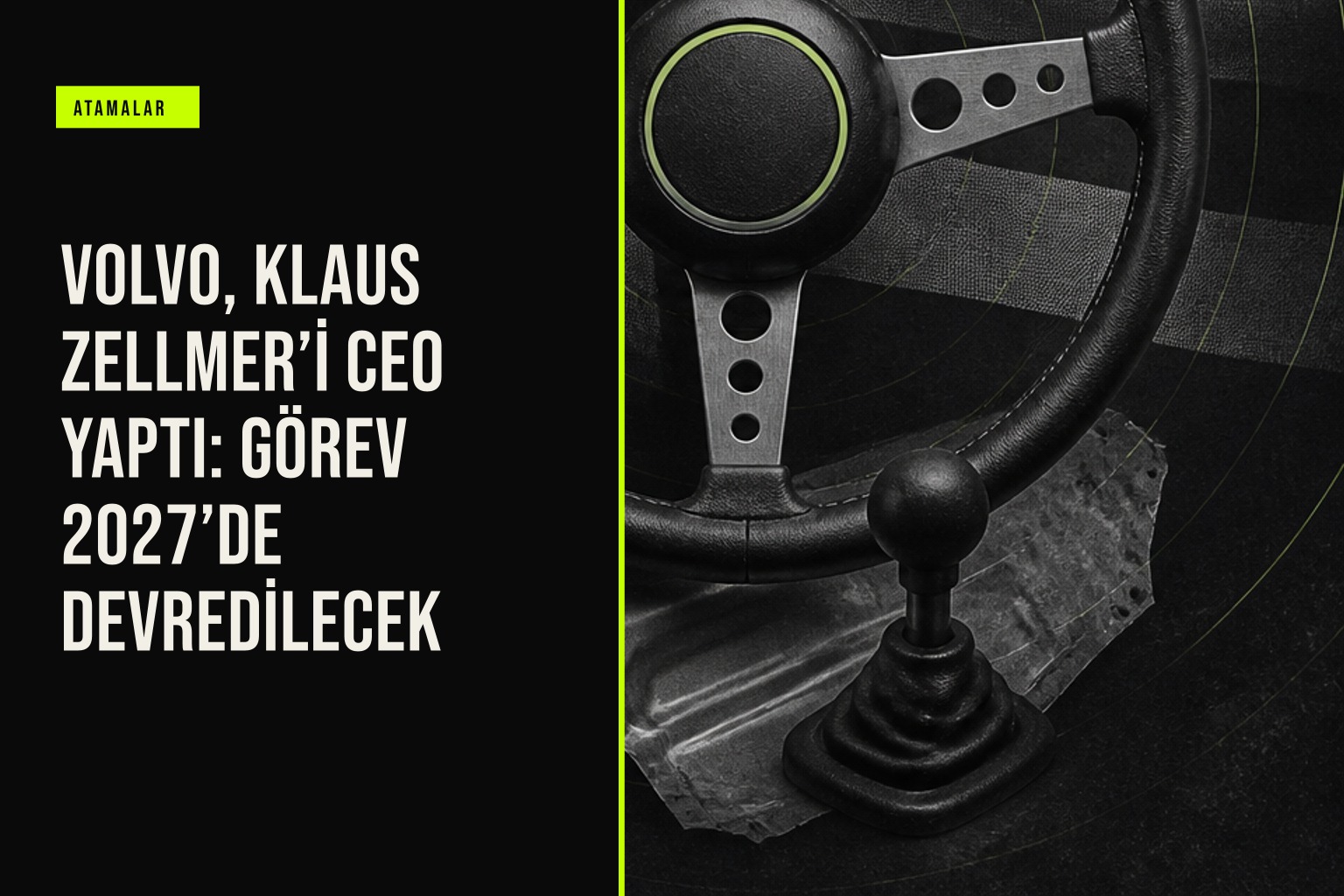 Volvo Cars'ın yeni CEO'su Klaus Zellmer'in portresi, 2027'de göreve gelecek ve markanın 13 yeni model planını yönetecek.