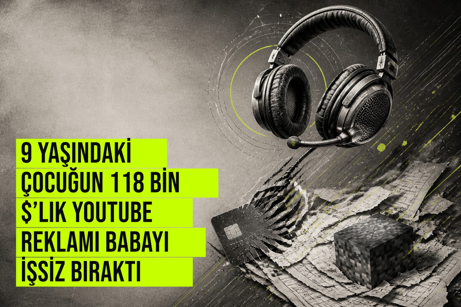 9 yaşlı çocuk babasının kredi kartıyla YouTube reklamlarına 118 bin dolar harcayıp babasını işsiz bıraktı, borç 30 günde isteniyor.