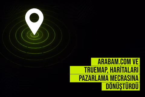 arabam.com ve Truemap, haritaları pazarlama mecrasına dönüştürdü haberi için üretilen kapak görseli