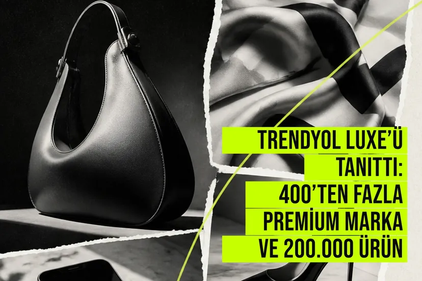 resim Trendyol Luxe koleksiyonunun premium marka ve ürün çeşitliliğini gösteren bir mağaza içi görüntüsü