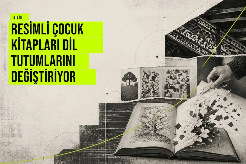 Resimli çocuk kitapları dil tutumlarını değiştiriyor haberi için üretilen kapak görseli