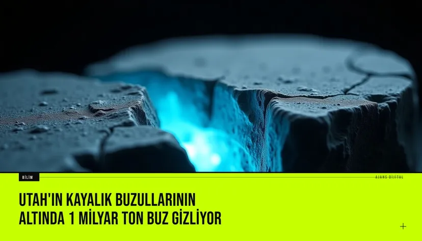 Utah'ın Kayalık Buzullarının Altında 1 Milyar Ton Buz Gizliyor haberi için üretilen kapak görseli