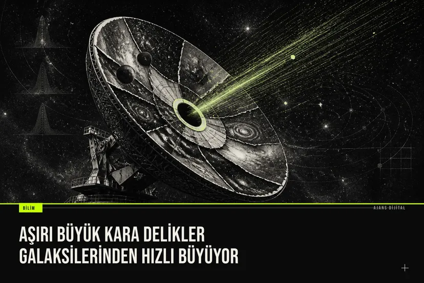 20 binden fazla kuazar analizi, kara deliklerinin galaksilerinden hızlı büyüdüğünü ve bazıların milyar yıl içinde kütlesini ikiye katladığını gösterdi.