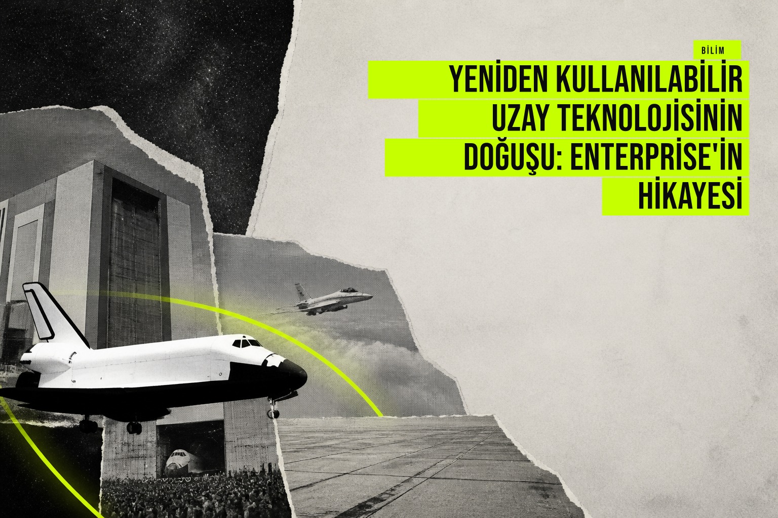 Yeniden Kullanılabilir Uzay Teknolojisinin Doğuşu: Enterprise'in Hikayesi haberi için üretilen kapak görseli