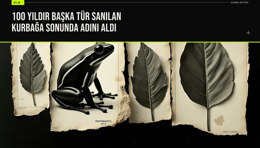 100 yıldır başka tür sanılan kurbağa sonunda adını aldı haberi için üretilen kapak görseli