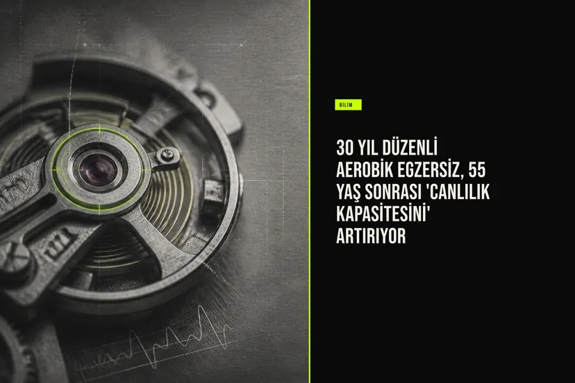 55 yaş üstünde 30 yıl aerobik egzersiz, kalp hızı değişkenliğini ve oksijen doygunluğunu artırarak canlılık kapasitesini yükseltiyor.