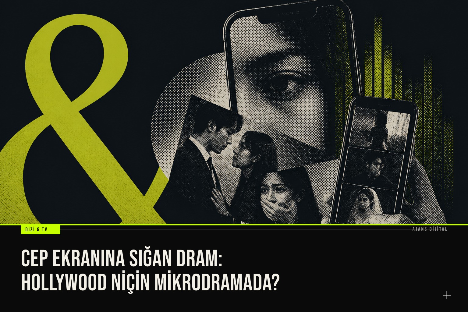Cep telefonu ekranında dikey mikrodrama sahneleri, Hollywood yıldızlarının bu formata yatırım yaparken izleyiciyi çekiyor.