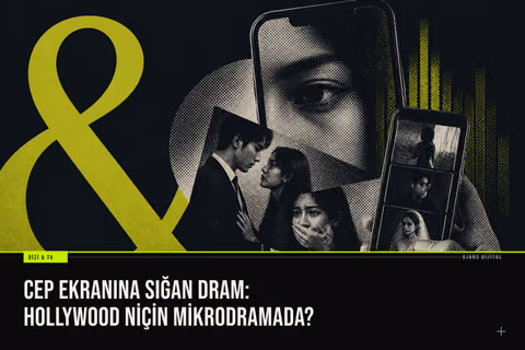 Cep telefonu ekranında dikey mikrodrama sahneleri, Hollywood yıldızlarının bu formata yatırım yaparken izleyiciyi çekiyor.