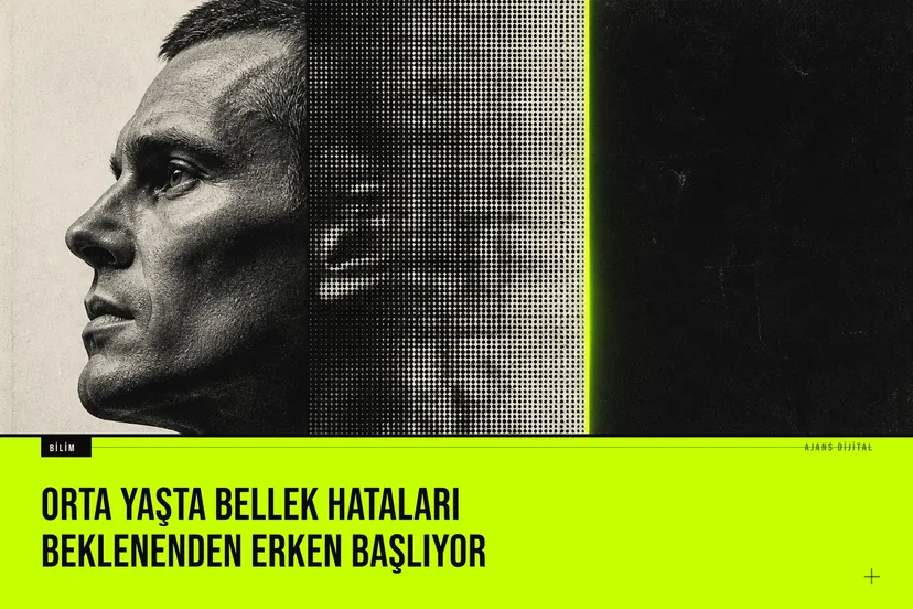 Orta yaşlı bir katılımcının beyin MR görüntüleri üzerinde yüz nesne eşleştirme hatalarının erken başladığını gösteren bilimsel veriler analiz ediliyor.