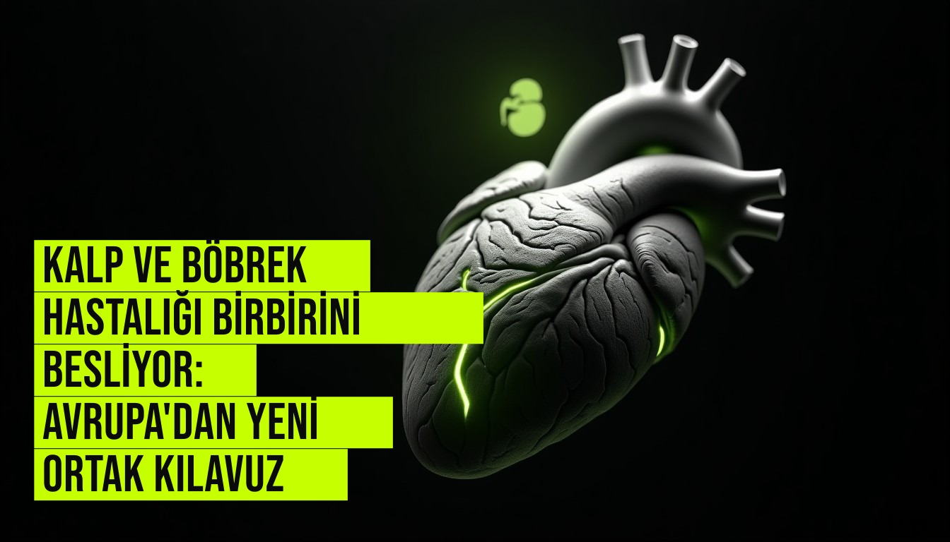 Kalp ve böbrek hastalığı birbirini besliyor: Avrupa'dan yeni ortak kılavuz haberi için üretilen kapak görseli