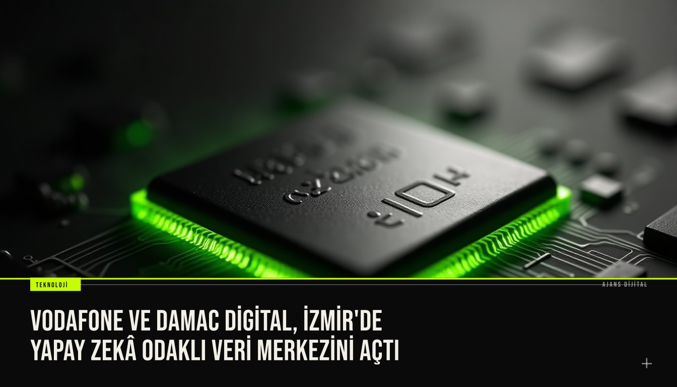resim Vodafone ve DAMAC Digital'in İzmir'de açılan yapay zekâ odaklı veri merkezi binası ve sunucu halleri