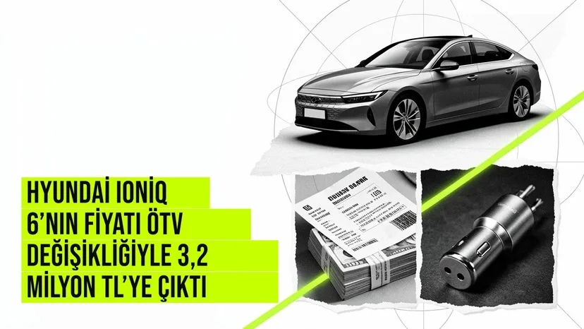 Hyundai Ioniq 6’nın fiyatı ÖTV değişikliğiyle 3,2 milyon TL’ye çıktı haberi için üretilen kapak görseli