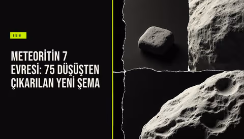 SETI ve NASA bilim insanları 75 meteor düşüşünü analiz ederek atmosferdeki 7 evreyi ve kütle kaybı mekanizmasını açıkladı.